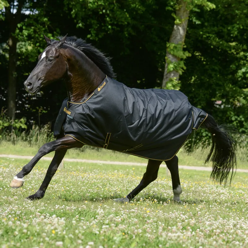 Bucas Irish 50g Turnout - Black/Gold